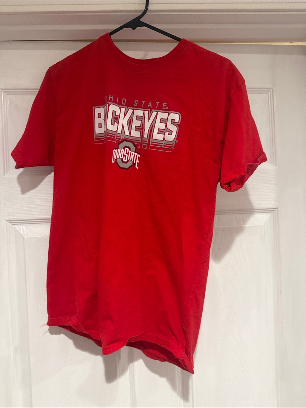 Rivalry Threads Red Ohio State Buckeyes Short Sleeve Tee